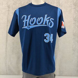 Corpus Christi Hooks Shirt Jersey Mens Large Blue MILB‎ Baseball Ryan 34 Citgo